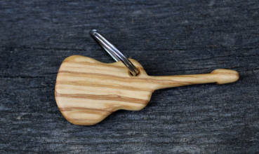 Schlüsselanhänger klassische -Gitarre - Olivenholz